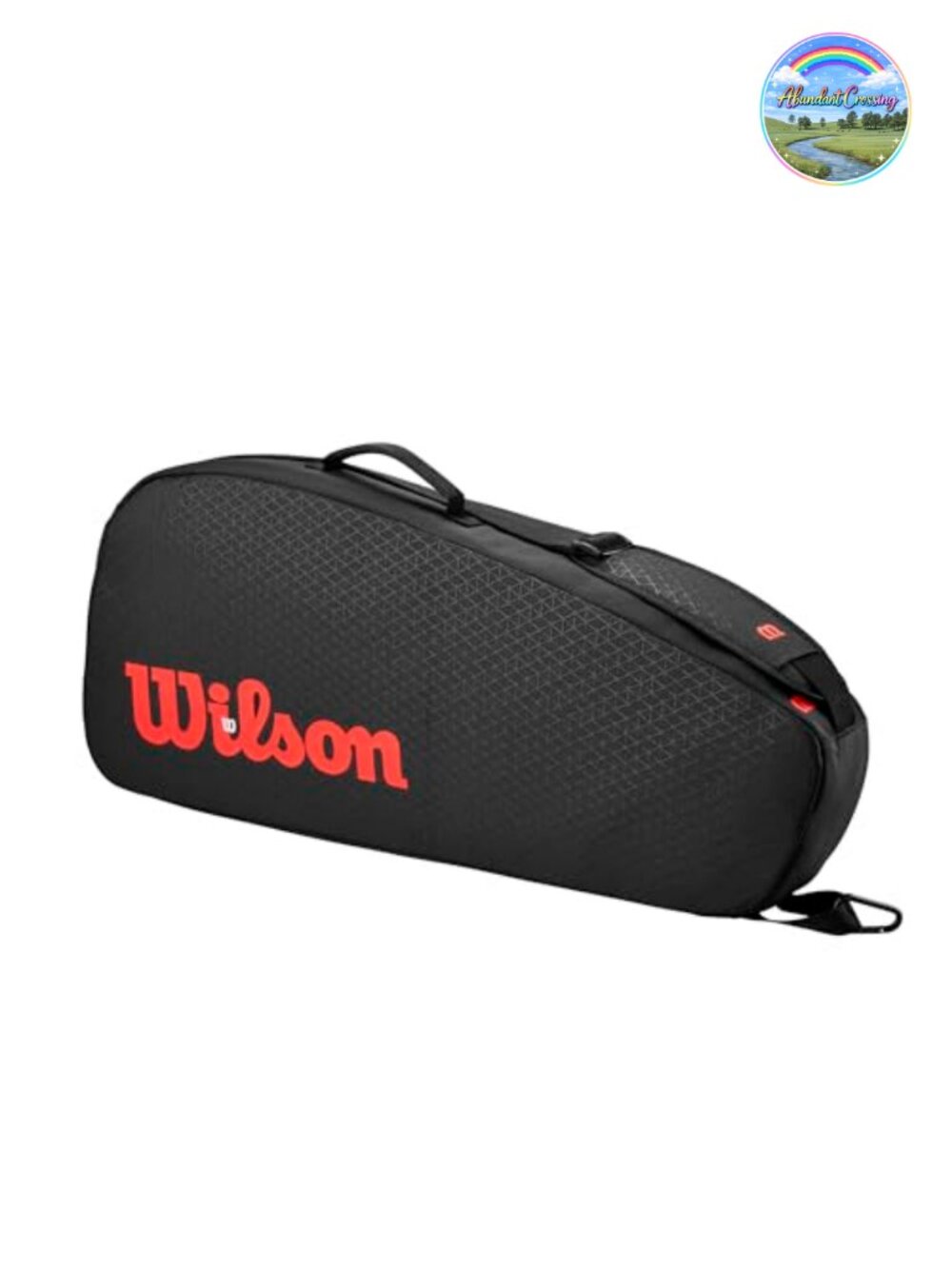 Tennis Racket Bag Holds 3 Racquets with Backpack Straps 100% Polyester